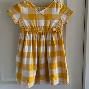 Square yellow dress